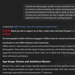 Defining your target audience